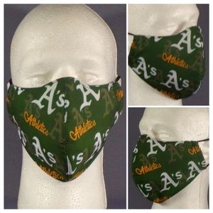 New "Oakland Athletics" Digitally Printed Double Layered Adult Facemask